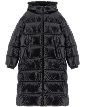 Moncler Langer Parka 'Ganevry' - Schwarz
