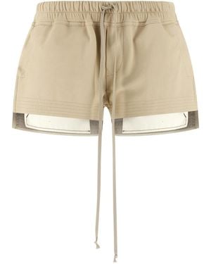 Rick Owens 'fog Boxers' Shorts - Natural