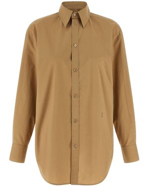 Saint Laurent Das 'Cassandre'-Hemd - Natur