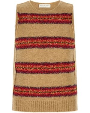 Dries Van Noten 'manado' Vest - Red