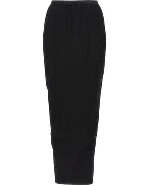 Rick Owens 'Soft Pillar Long' Skirt - Black