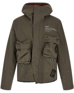 Undercover Technical Parka With 3D Pockets - Green