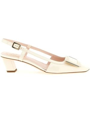 Roger Vivier 'belle Viver' Slingback - Natural