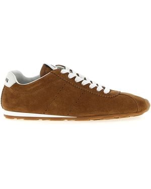 Miu Miu Sneakers "Plume" - Braun