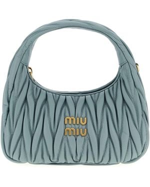 Miu Miu 'hobo Wander' Handbag - Blue