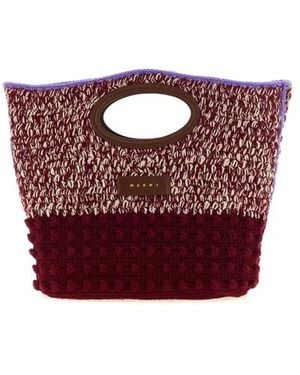 Marni Clutch 'Knotty' - Rosso