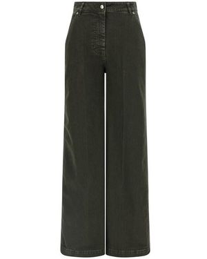 Nude Jeans Gamba Ampia - Verde