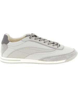 Brunello Cucinelli Techno And Nubuck Fabric Trainers - White