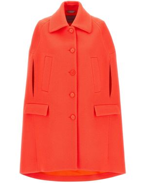 Balenciaga Cape Coat - Red