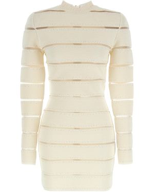 Balmain Bodycon Dress - Natural