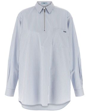Prada Striped Shirt - Blue