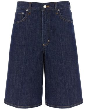 Agolde 'nolan' Bermuda Shorts - Blue
