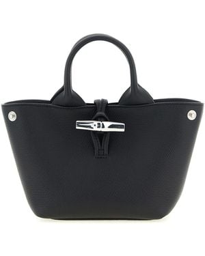 Longchamp 'xs Le Roseau' Handbag - Black