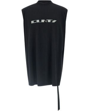 Rick Owens Top "Trap T" - Schwarz