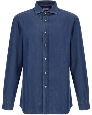 Brunello Cucinelli Denim Shirt - Blue