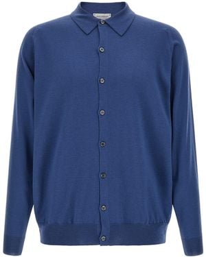 John Smedley 'Tibor' Shirt - Blue