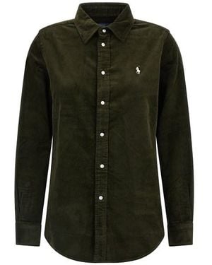 Polo Ralph Lauren Velvet Shirt - Black