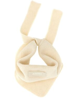 Jacquemus Bandana 'Le Chale Gros-Grain' - Bianco