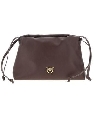 Pinko Clutch Mini Pelle - Marrone