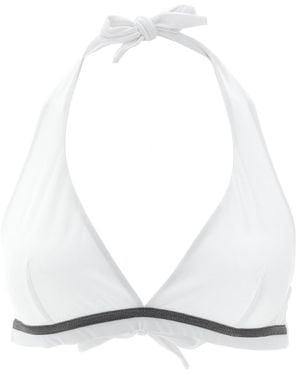 Brunello Cucinelli 'monile' Bikini Top - White