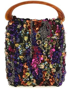 Dries Van Noten 'crisp' Micro Bag - Blue