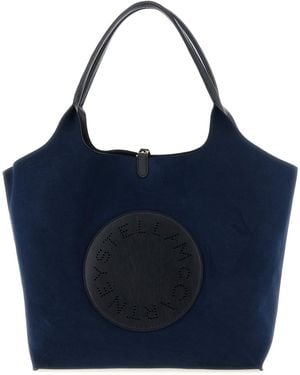 Stella McCartney Reversible Logo Tote - Blue