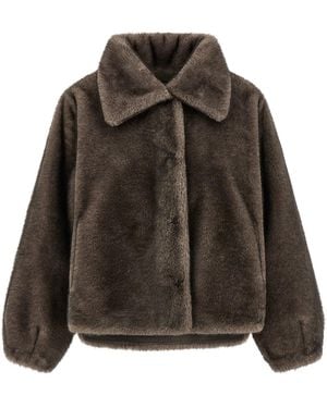 Lou Andrea Mink Faux Fur - Brown