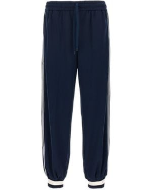 Gucci Logo Band Joggers - Blue