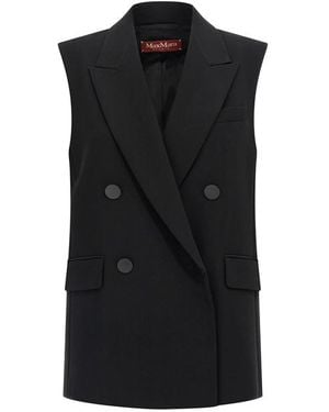 Max Mara Gilet 'Pomez' - Nero