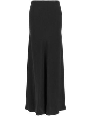 Fabiana Filippi Gonna Enver Satin Lucido - Nero