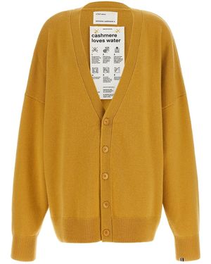 Extreme Cashmere Cardigan "N°517 Simo" - Gelb