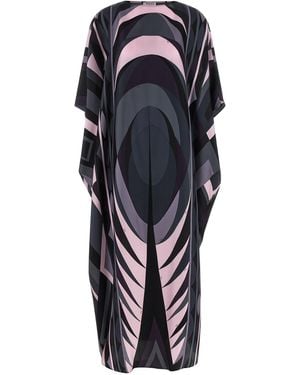 PUCCI Kaftan "Iride" - Schwarz