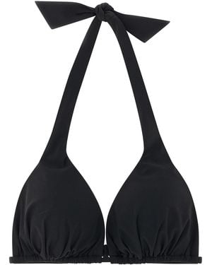 Dolce & Gabbana 'dg' Bikini Top - Black