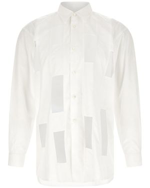 Comme des Garçons Geometric Cut-out Shirt - White
