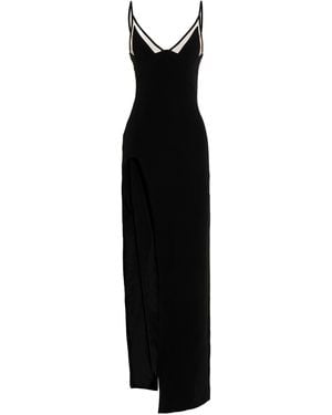 David Koma 'open Leg Cami' Dress - Black