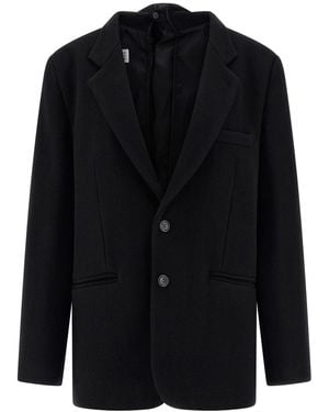 MM6 by Maison Margiela Back Panel Blazer - Black