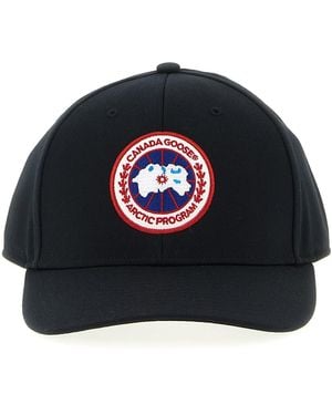Canada Goose Kappe Mit Logostickerei - Schwarz