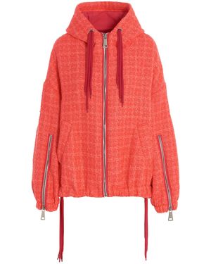 Khrisjoy 'khris Windbreaker Tweed' Jacket - Red