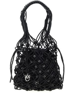 Pinko 'evening Net' Mini Handbag - Black