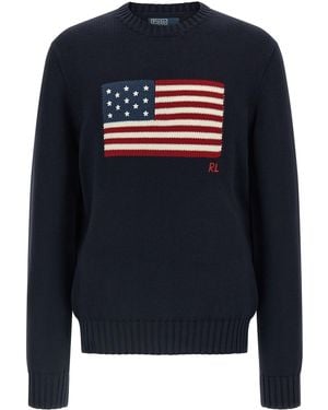 Polo Ralph Lauren Intarsia Jumper - Blue