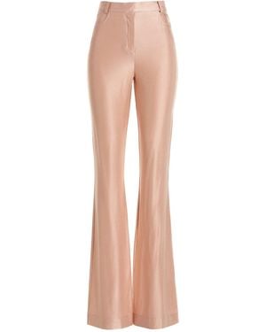 Alexandre Vauthier Shiny Stretch Trousers - White