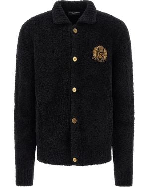 Dolce & Gabbana Cardigan Mit Wappen - Schwarz