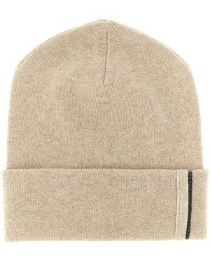 Brunello Cucinelli The 'Monile' Beanie - Natural