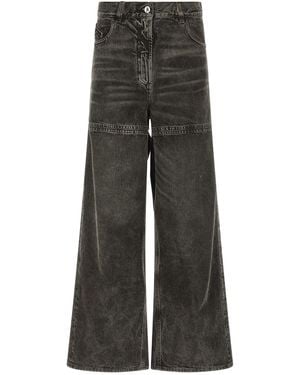 The Attico Cut-out Jeans - Grey