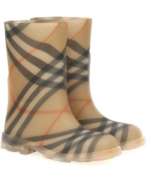 Burberry 'marsh' Rain Boots - Brown