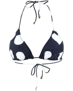 Jacquemus Top Bikini 'Le Haut De Plage Triangle' - Blu