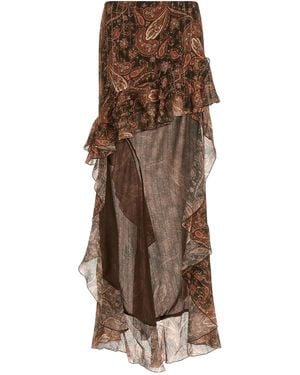 ANDAMANE 'camelia' Skirt - Brown