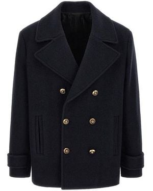 Balmain Caban Lana - Blu