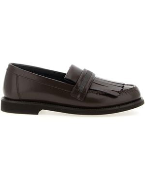 Brunello Cucinelli Monile Loafers - Black