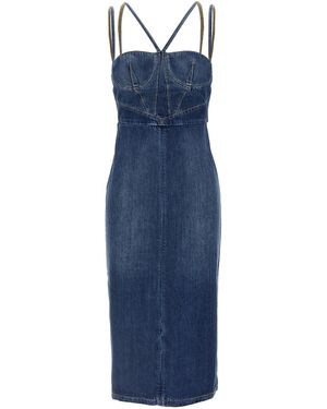 Nensi Dojaka Jeanskleid - Blau